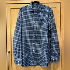 Polo Ralph Lauren 100% Cotton Stretch Plaid Button Down Shirt